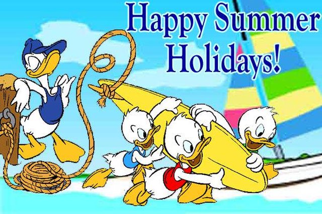 Wishing you all a happy summer holiday! image