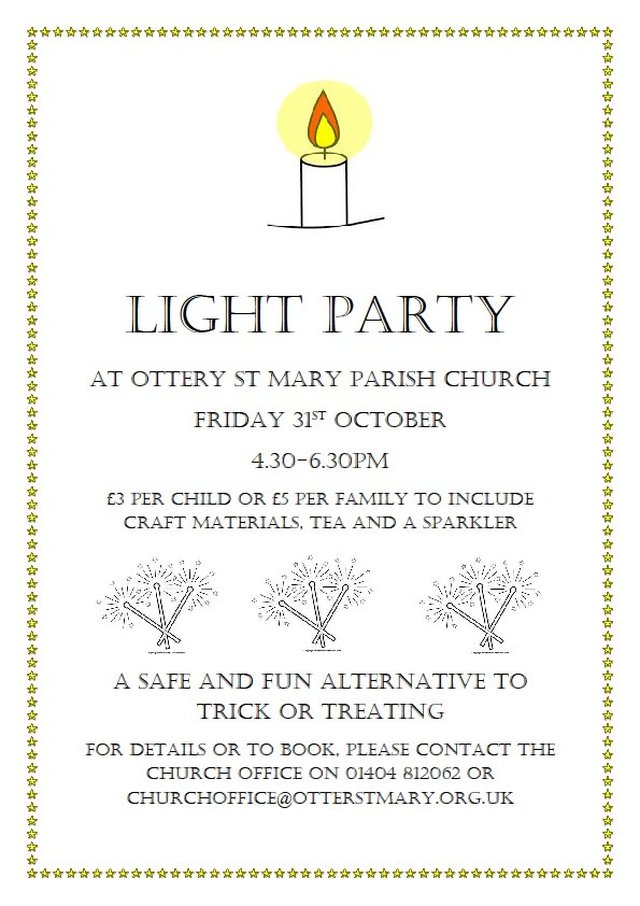 Light Party at Ottery St Mary Parish Church image