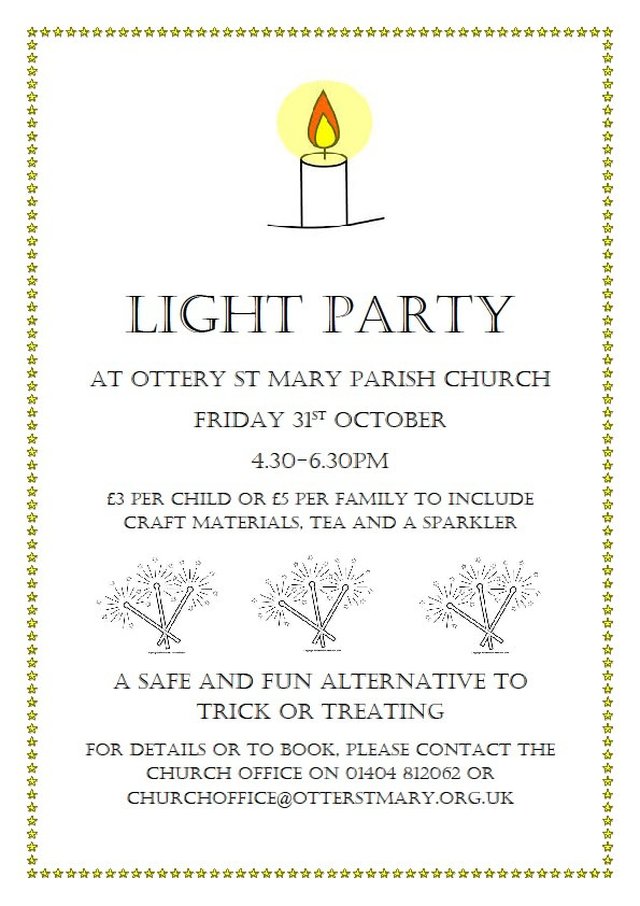 Light Party at Ottery St Mary Parish Church image