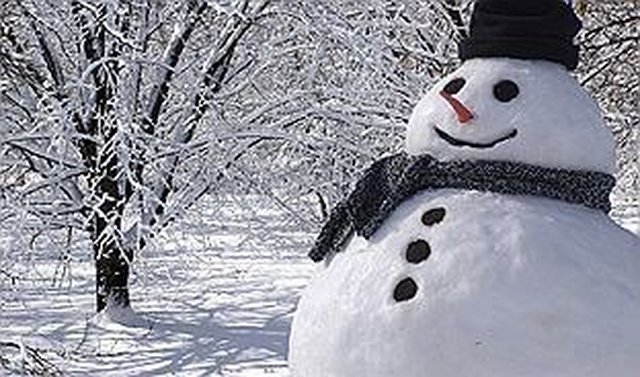 Excited children...it's snowing! image