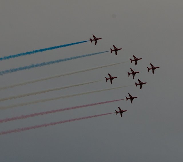 Red Arrow display - Sidmouth 21st August 2015 image