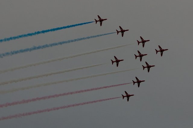 Red Arrow display - Sidmouth 21st August 2015 image