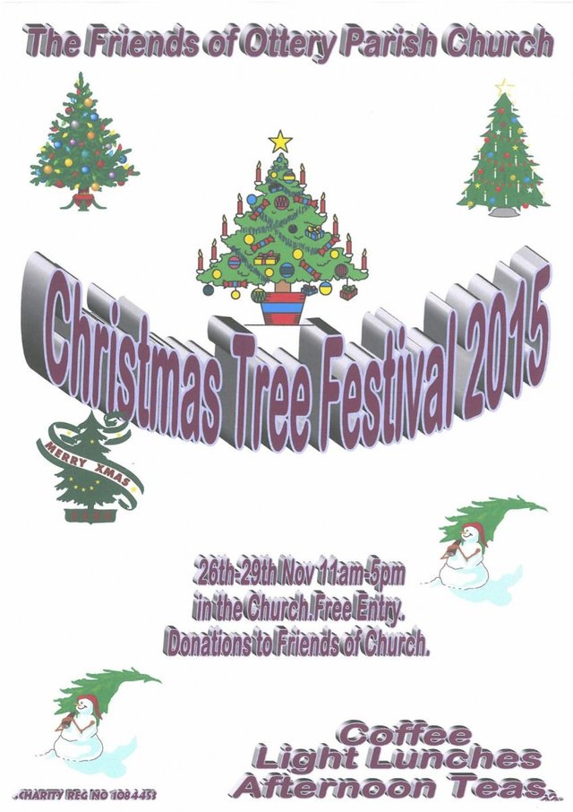 Christmas tree festival 26-29th November (11am-5pm) image