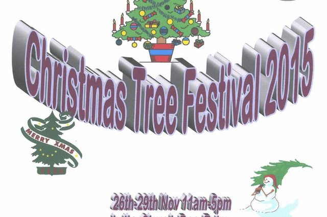 Christmas tree festival 26-29th November (11am-5pm) image