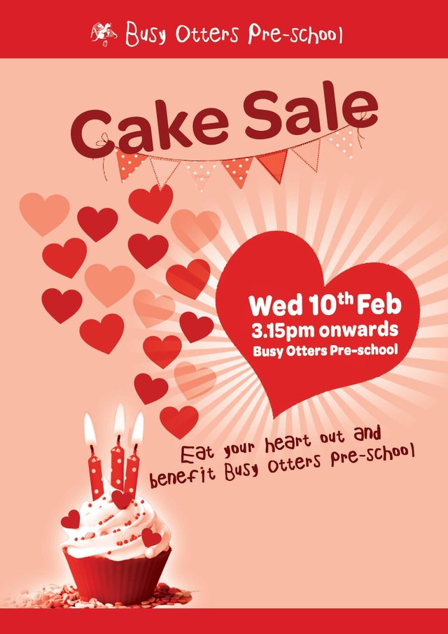 Valentine Cake Sale 10th Feb image