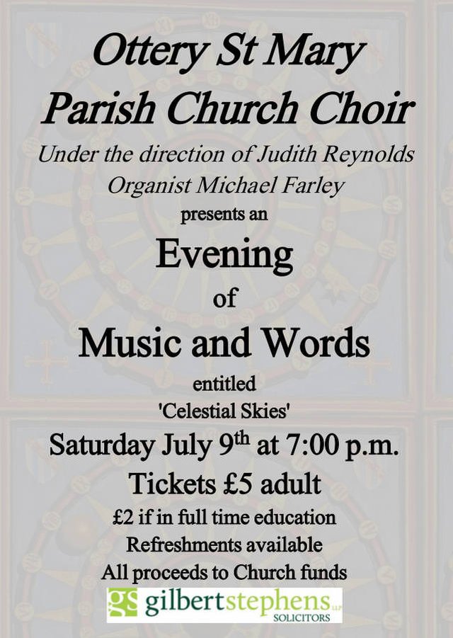 Choir Concert - Saturday 9th July - 7pm image