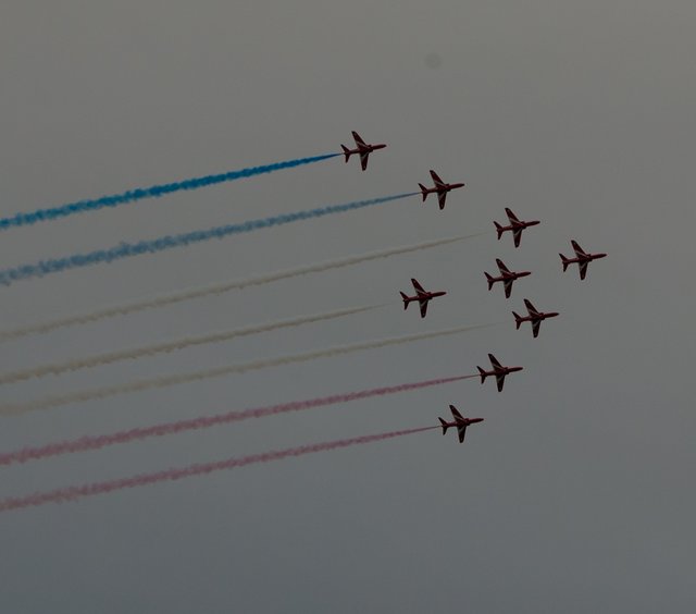 Red Arrow display - Sidmouth (Tonight) 26th August 2016 image