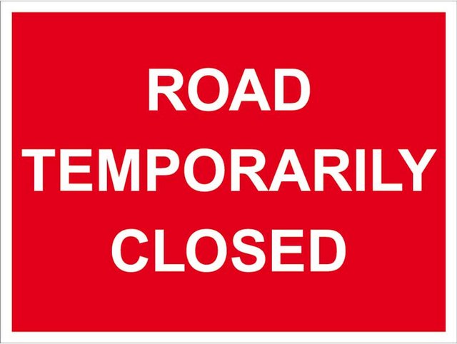 Reminder of weekend road closure in Exeter image