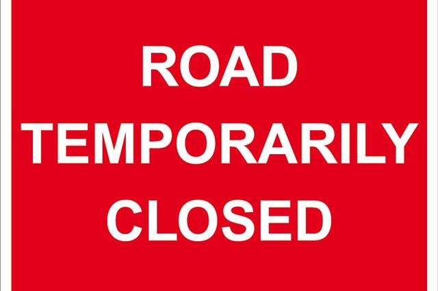 Reminder of weekend road closure in Exeter image