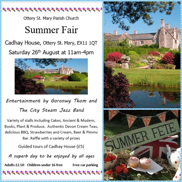 Cadhay Summer Fair - 26 August 2017 image