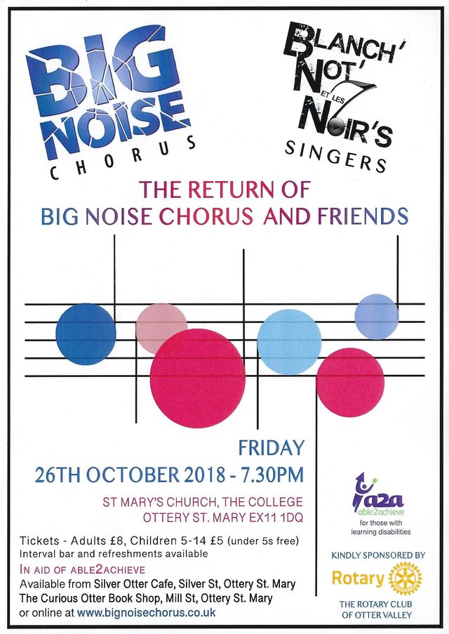 Big noise chorus - 26 Oct 2018 image