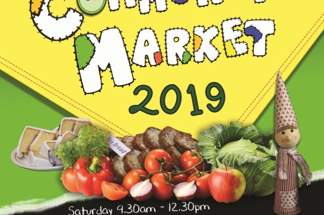 THE COMMUNITY MARKET MARCHES ON image