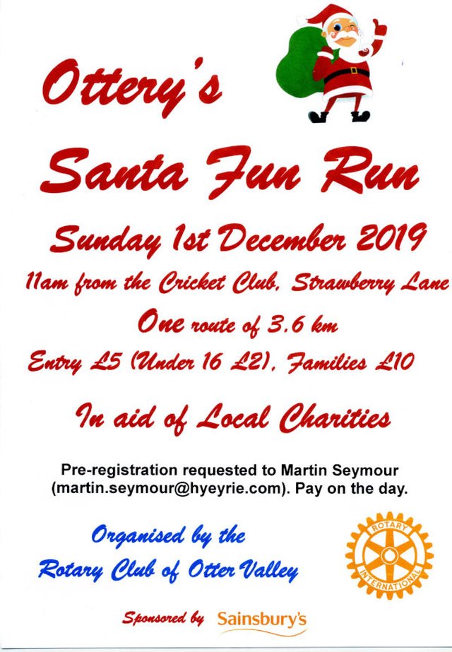 Santa Fun Run - 1st December 2019 image