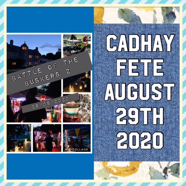 Save the Date - 2020 Cadhay Fete Ottery St Mary image