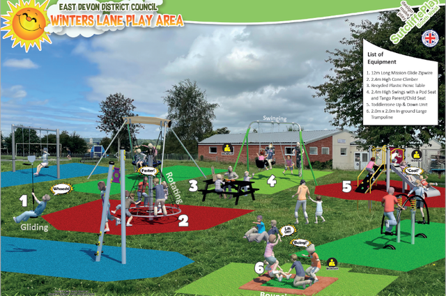 Ottery play area to get £50k revamp, with 12 metre zip wire image