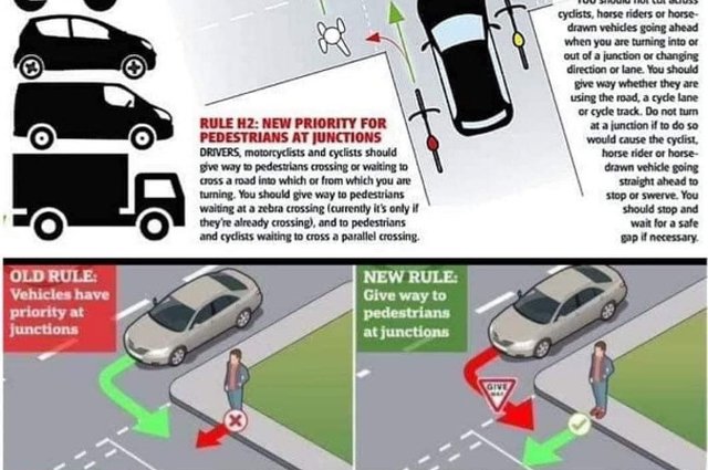 New Highway Code Changes - in effect from Saturday 29 January 2022 image