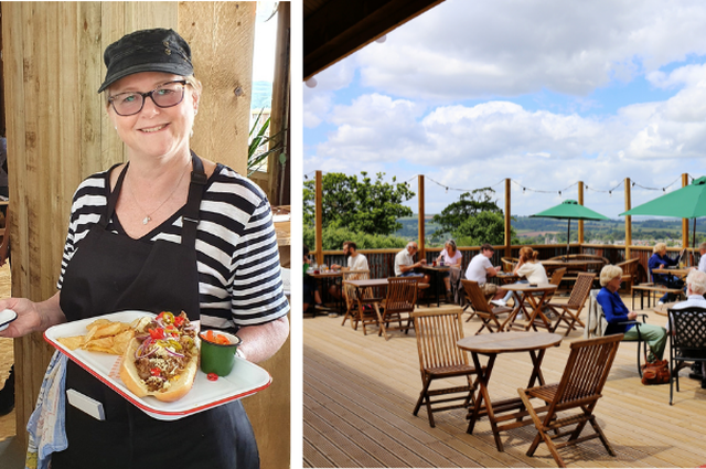 Food with a view at Coldharbour Farm image