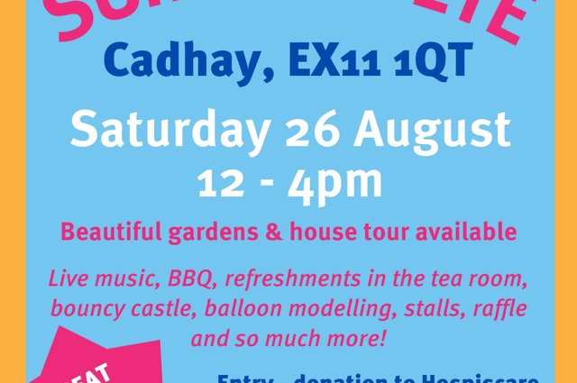 Cadhay Summer Fete - 26 August 2023 image